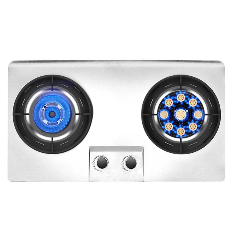 موقد غاز موقد مزدوج المنزلية جزءا لا يتجزأ من موقد غاز طبيعي موقد غاز المسال شرسة النار موقد موقد غاز موقد غاز