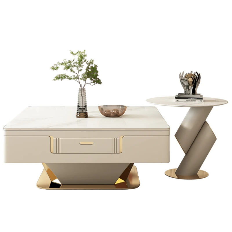 

The xk lift tea table mahjong and dining are a combination of modern multi-function living room