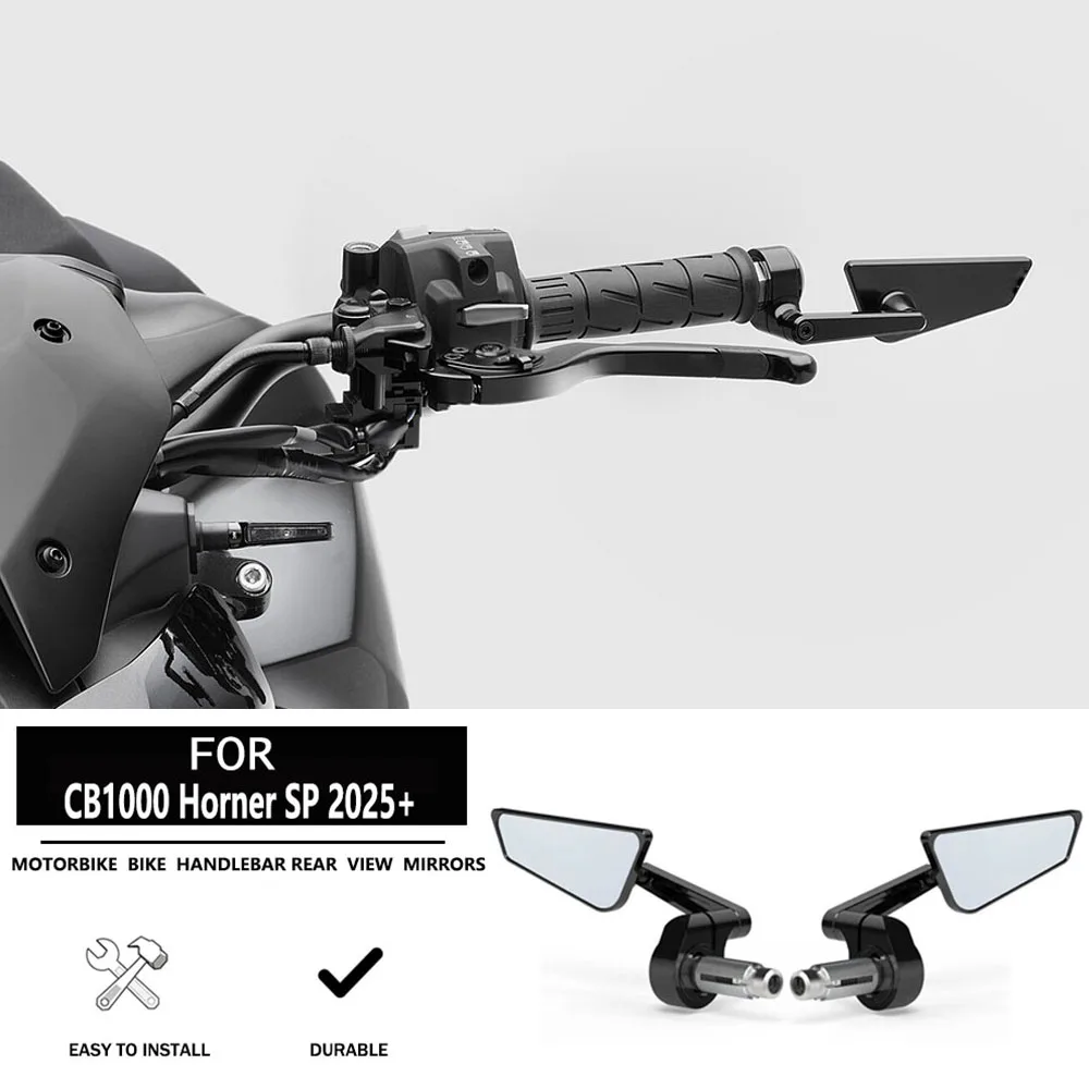 

For Honda Various types of vehicles Motorcycle Aluminum Bar End Side Rearview Mirror Universal Motorbike Bike Handlebar Rear