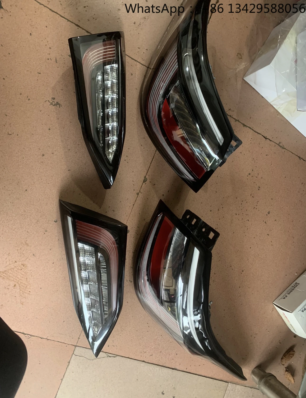 For Infiniti Q50 Custom Modification New 12V Transparent LED Tail Light Modify the Transparent Tail Lights of the Venom Model