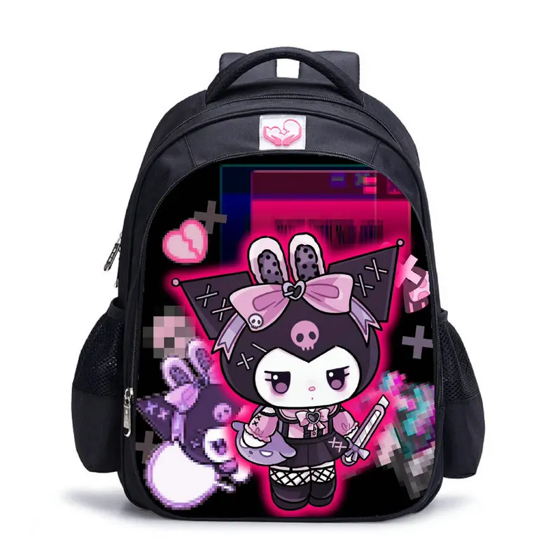 New Kuromi Boys Girls Kids School Book Bags Women Bagpack Teenagers Laptop Travel Student Backpack