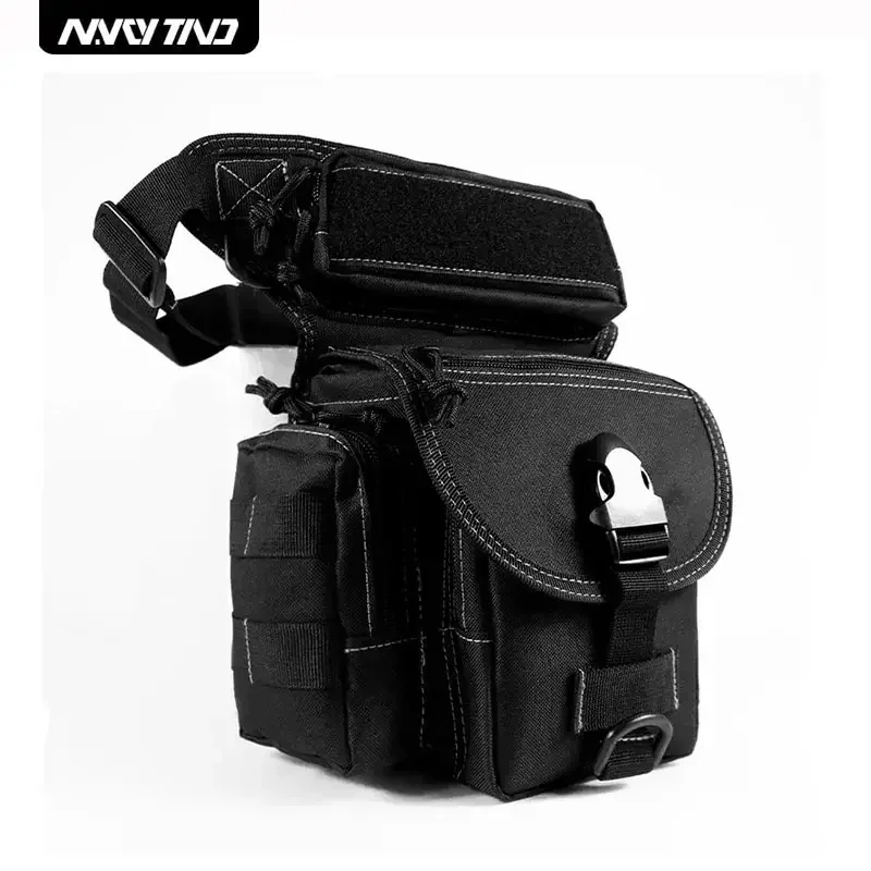 

Уличная сумка для ног, поясной ремень, система Molle, портативная высокопрочная прочная нейлоновая сумка, многофункциональные тактические сумки для ног
