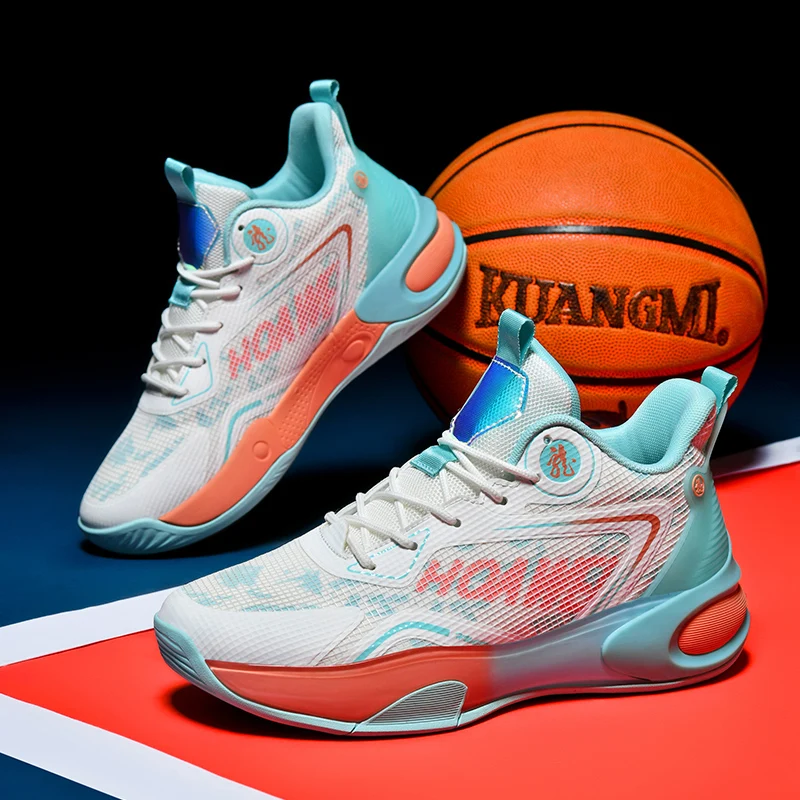 

Баскетбольная обувь для подростков, детей среднего и старшего возраста, нескользящая, износостойкая, дышащая спортивная обувь для мальчиков для студентов