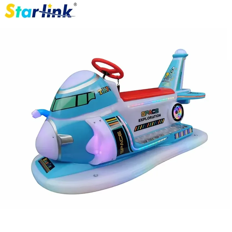 Car playground, attractive children's play facilities, indoor and outdoor shuttle bumper cars with LED lights and remote
