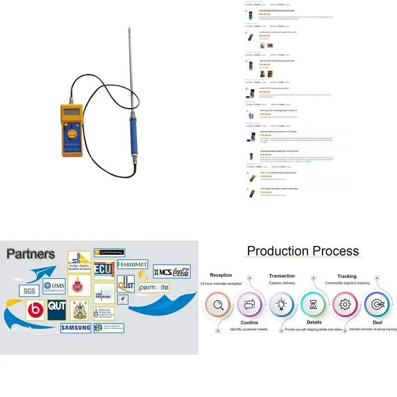 0-80% Portable Moisture Meter for Chemical Mineral Raw Materials