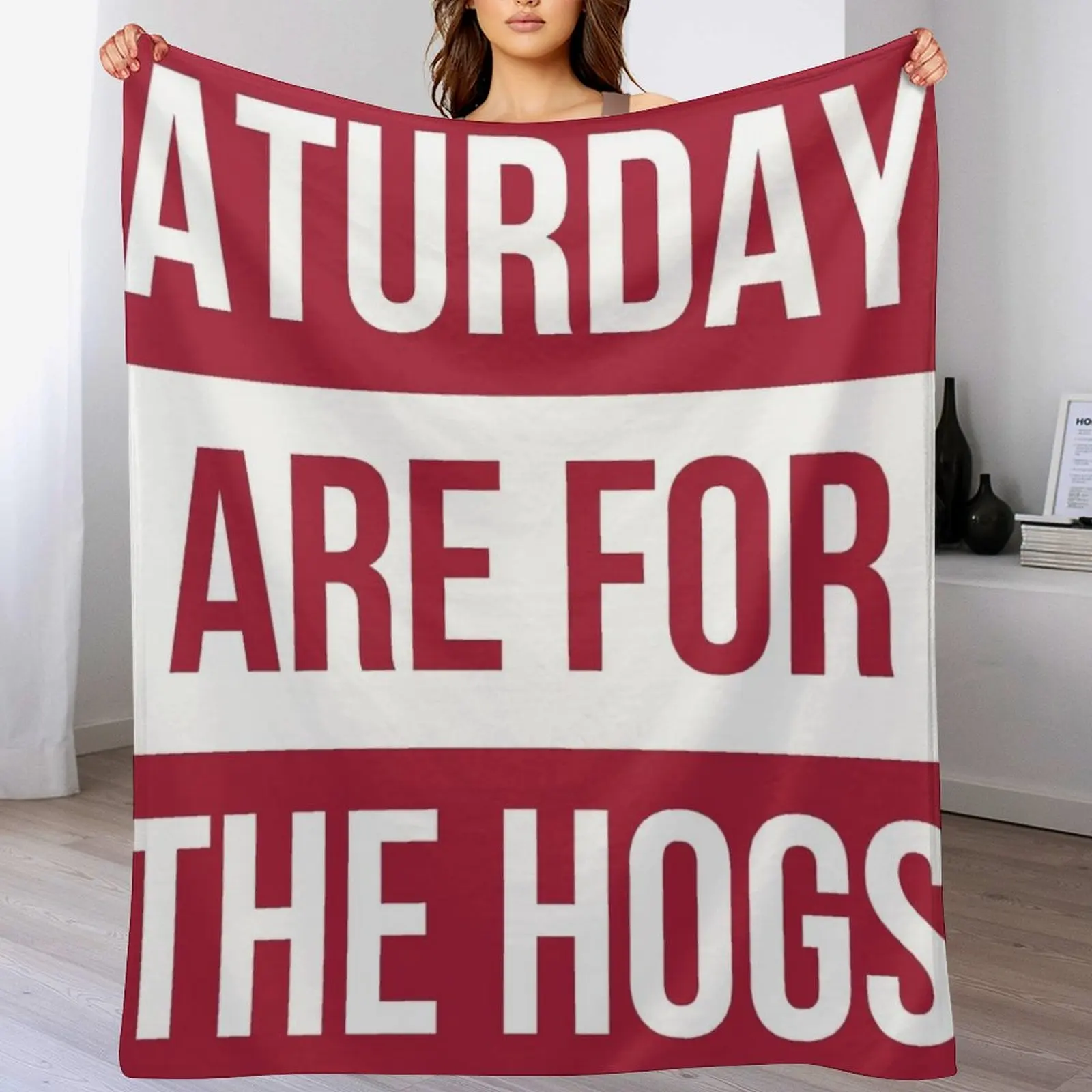 

Saturdays are for the hogs Throw Blanket Luxury Throw Kid'S Beach Blankets