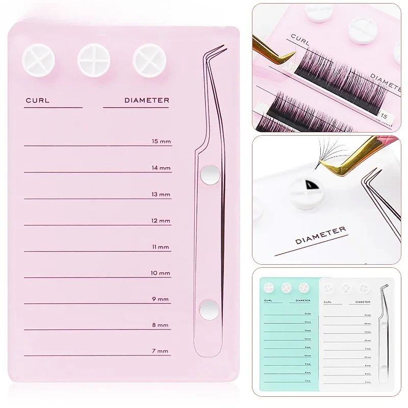 1pcs Magnetic Eyelash Suction Plate Glue Pallet Eyelashes Holder Pallet Acrylic Board Grafting False Lash Tool Makeup Accessory