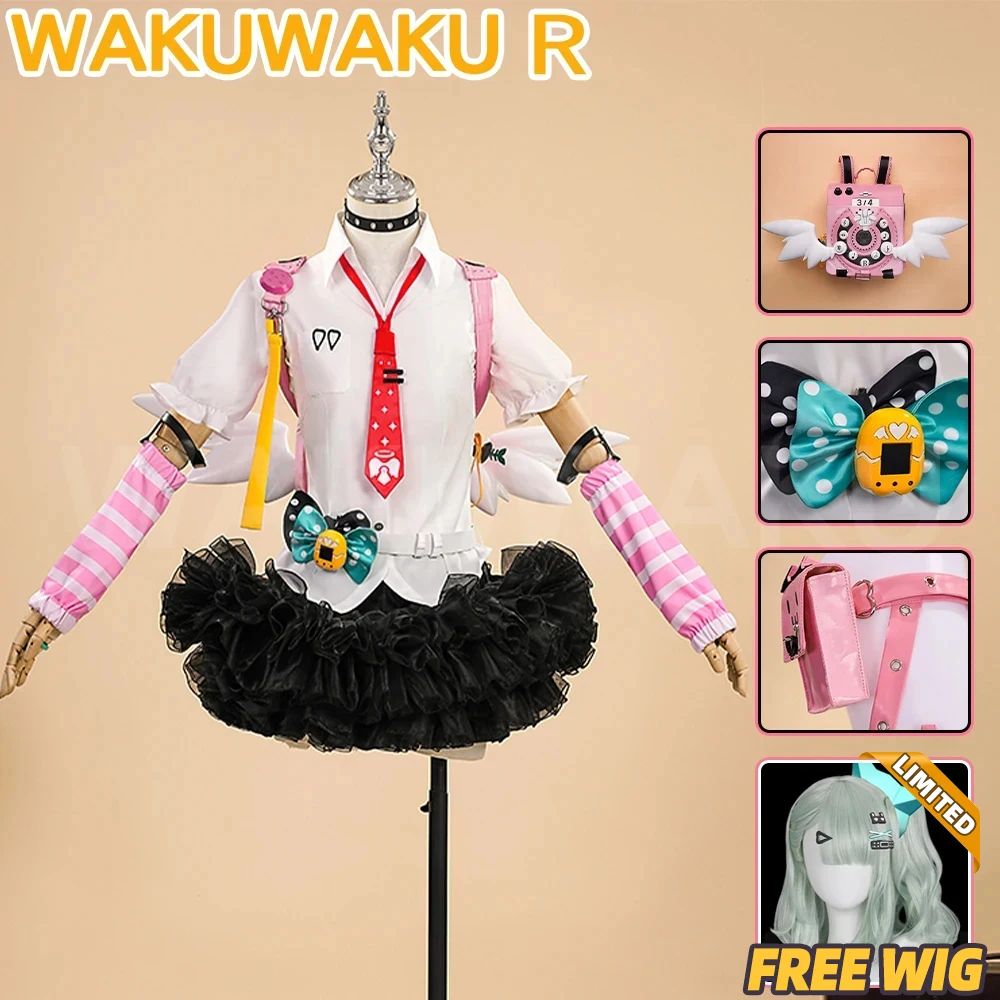 【Peluca Gratis】EN STOCK Disfraz de Cosplay de Sunna del Juego Zenless Zone Zero【XS-2XL】WakuWaku-R ZZZ Virtual Idol Angels of Delusion Tallas Grandes
