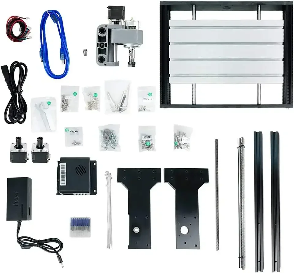 Newest High-Performance 3018 3 Axis CNC Mini Engraving Machine 3040 Wood Router 3D Carving Pro 3018 CNC Wood Router Retail