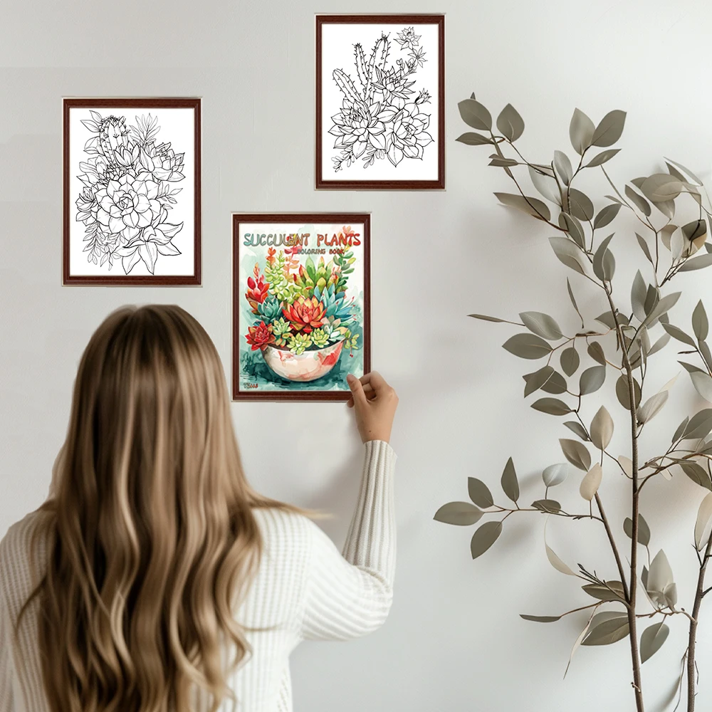 Malbuch für Erwachsene – 30 Blatt, Spiralbindung, speziell für Frauen, 11,2 x 8,3 Zoll, Zeichenbuch, Geburtstagsgeschenk, Geschenk für Feiertagspartys. – Detail 15