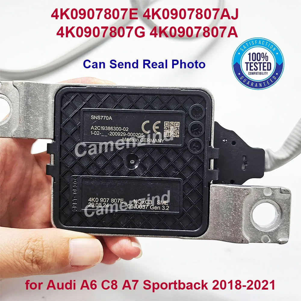 

NEW 4K0907807E 4K0907807AJ 4K0907807G 4K0907807A Nitrogen Oxide Nox Sensor for A-udi A6 C8 A7 Sportback 4K0 907 807 AJ
