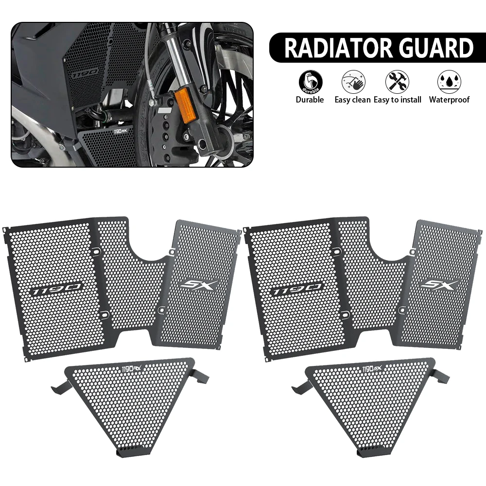 

For Erik Buell Racing 1190RX/1190RS 2024 2023 Radiator Grille Guard Cover Protector FOR EBR 1190RX/SX 2014- 2022 2021 2020 2019