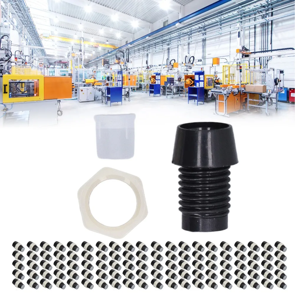 100SET 5mm LED Holder Multi-Purpose Universal Fit LED Lamp Holder Black Light Emitting Diode Panel Mount Light Bulb Installation