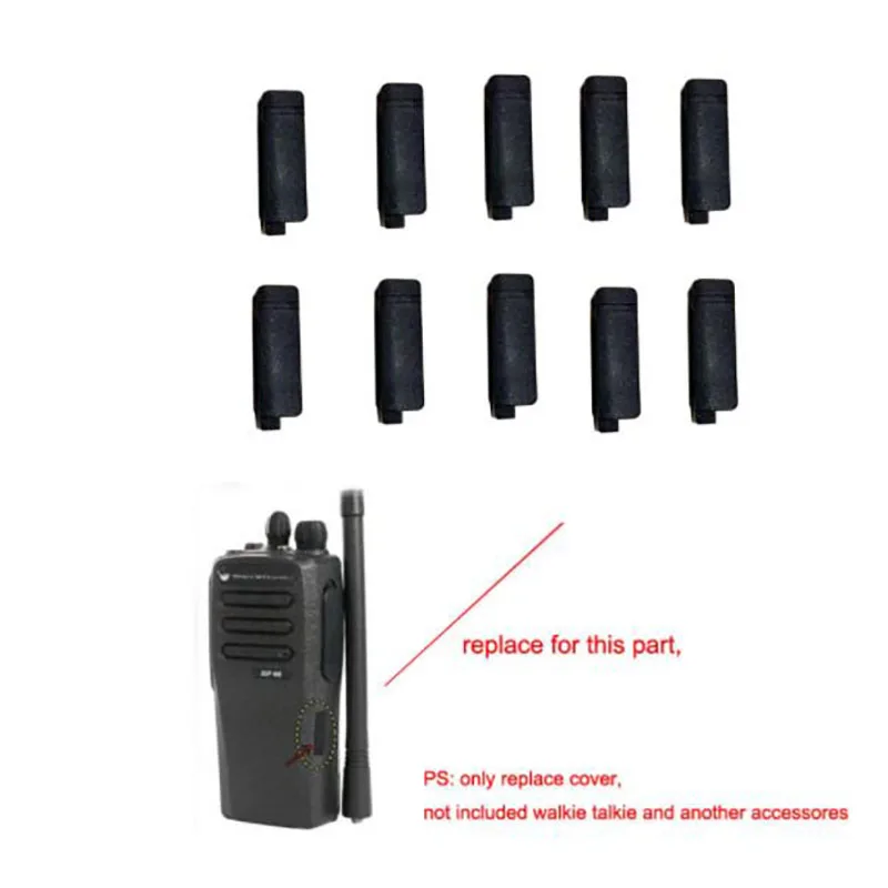 10PCS/Lot Replacement Programming Cable Charge Port Dust Side Cap Cover for Motorola DEP450 DP1400 XiR P3688 Radio  Acessories