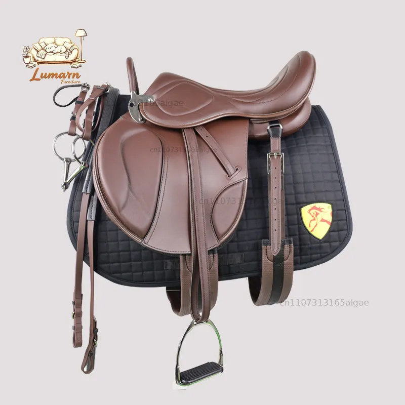 Comprehensive Endurance Pommel Horse Full Set of Harness Riding Saddle Soft and Comfortable Equestrian Accessories Eques