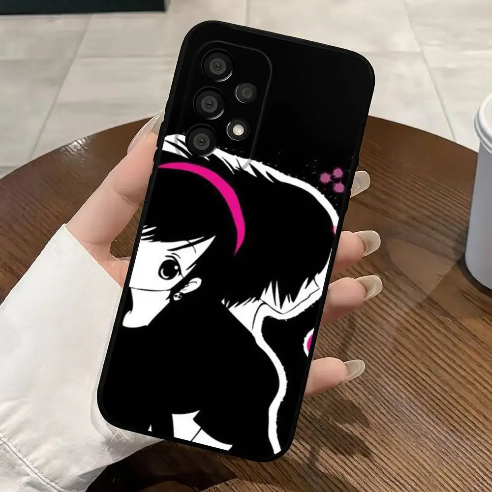 Love Black and Cute Emo Black Protective Cell Cover For Samsung S26 25 24 23 22 21 20 10 10E Plus FE Ultra Note Soft case - view 4
