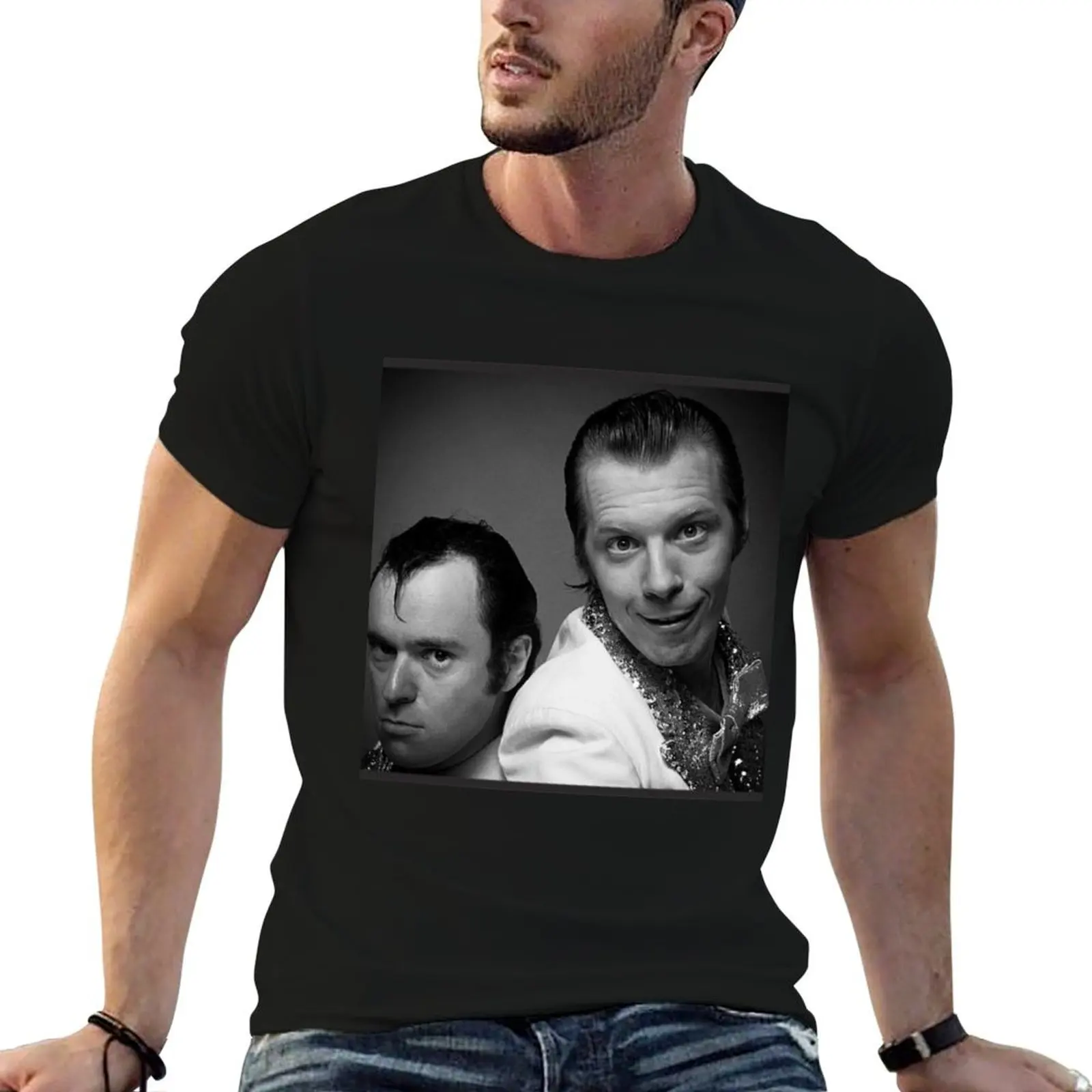 

humor shirt man funny & dark cotton t quality T-Shirt Squiggy Lenny shirts t high