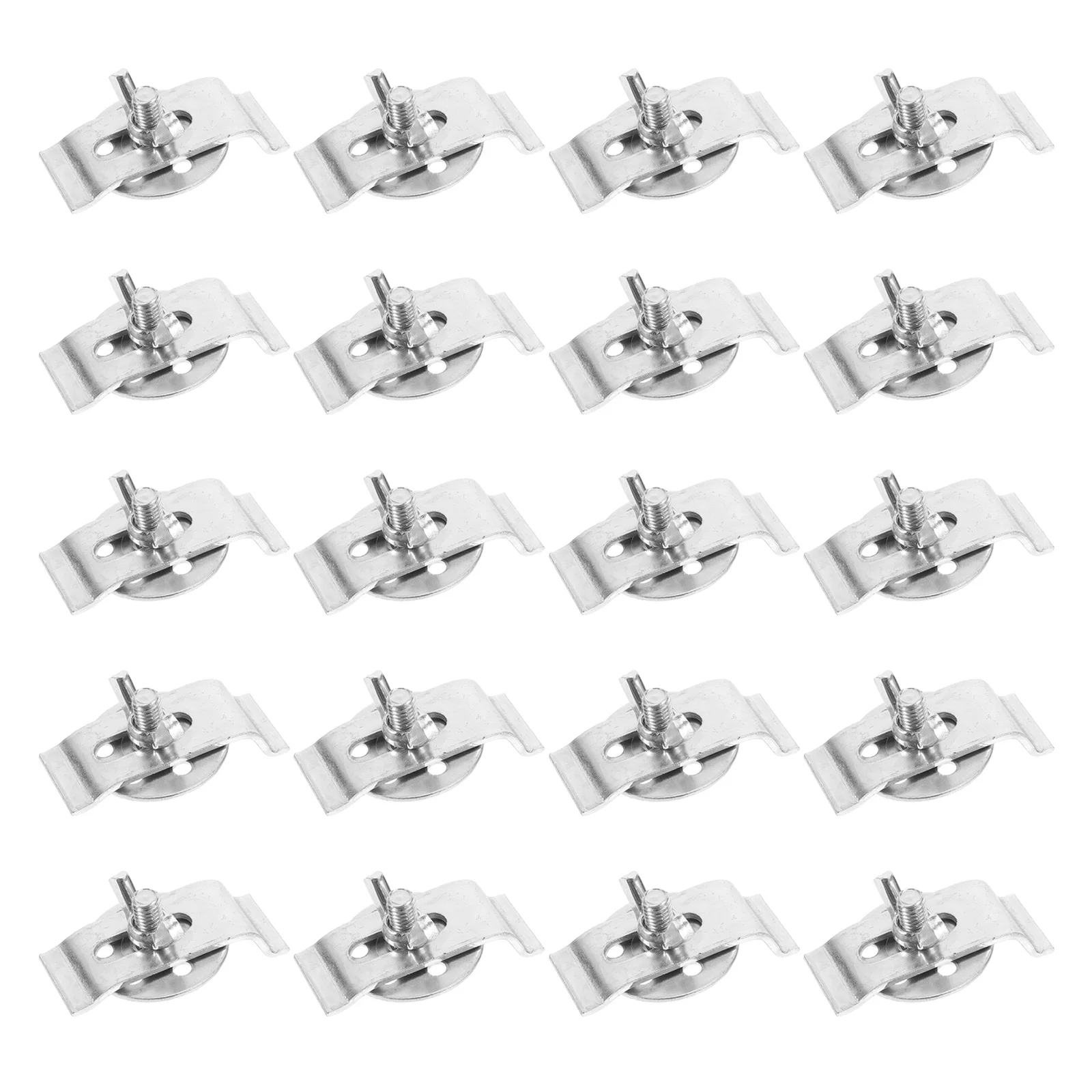 30 مجموعة من مشابك تثبيت الحوض السفلية من الفولاذ المقاوم للصدأ دعامات تثبيت شديدة التحمل لأجهزة دعم الحمام والمطبخ