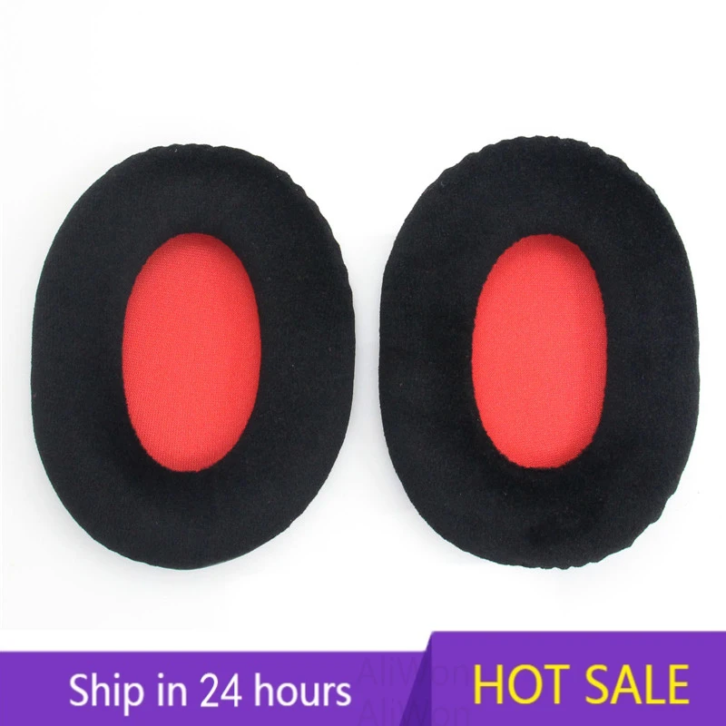 Headphone Replacement Earpads Cushion for KHX-HSCP HyperX Cloud II High Quality Head Beam Leather Flannel Earpads for Cloud 2