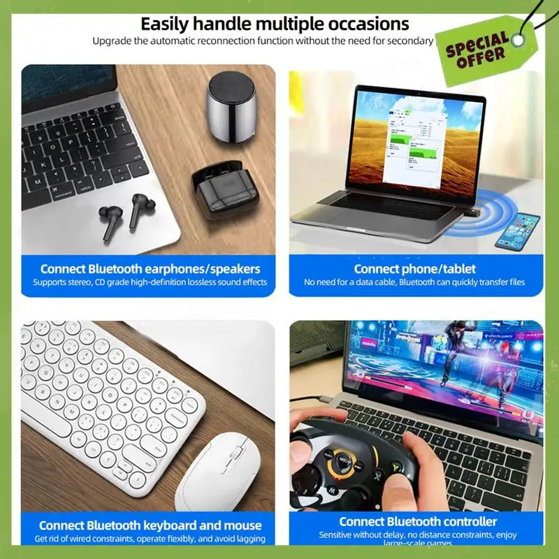 AX900 USB Wifi6 Adapter 2.4G/5Ghz Bluetooth5.4 900Mbps USB Dongle Wireless WLAN Receiver For Win7/10/11(32/64 Bit)