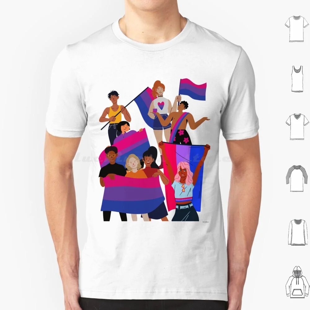 Bisexual Pride T Shirt Men Women Kids 6xl Bisexual Pride Bi Queer Trans Feminism Rainbow Feminist Love Ace Activism Activist