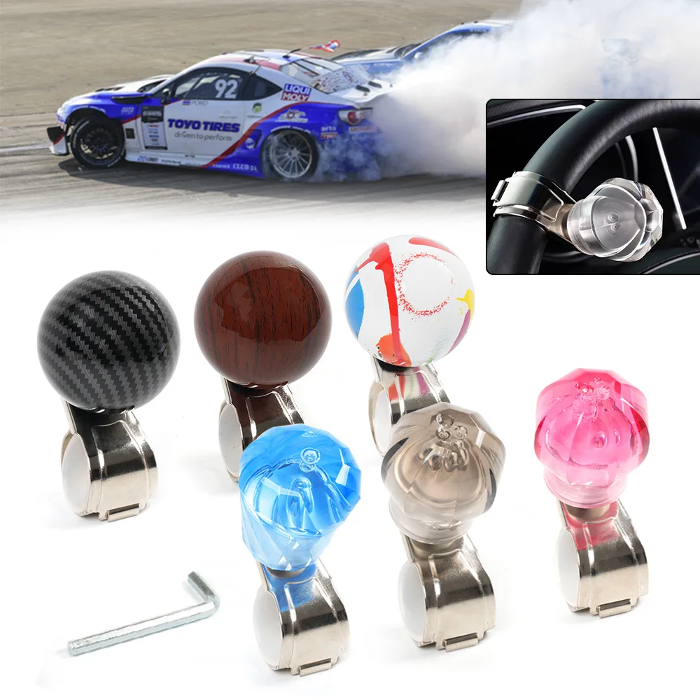 

Универсальный шариковый руль-поворотник - бесшумный подшипник и нескользящая рукоятка для автомобиля