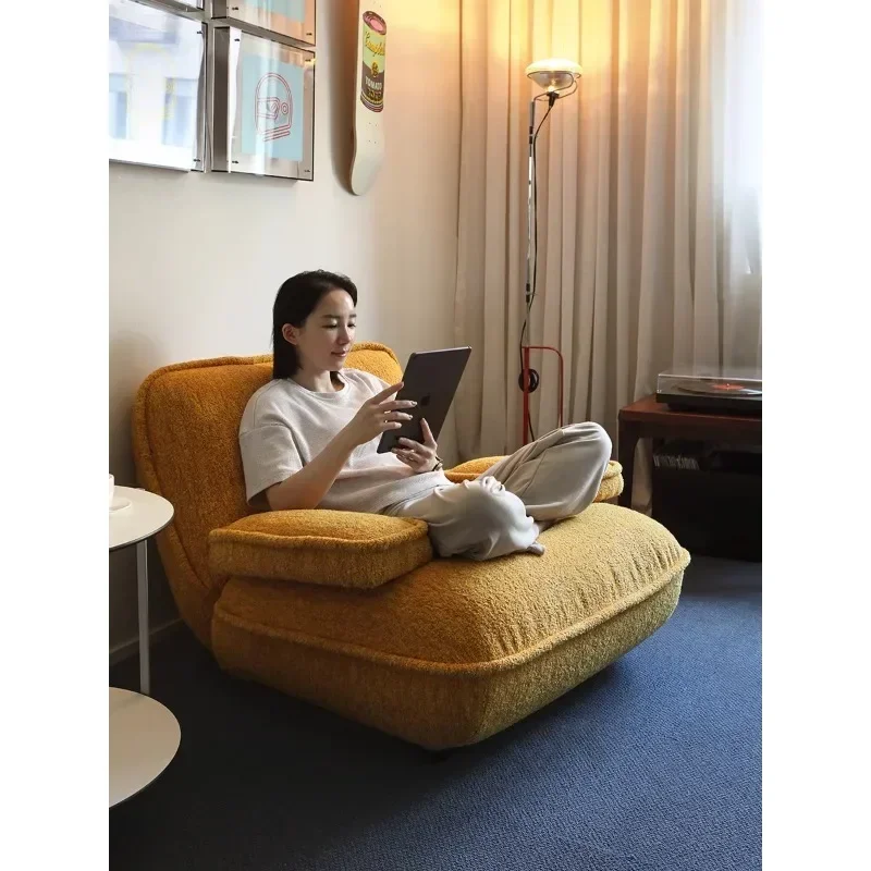 Beetle Color Dopamine Fabric Single Sofa Leisure Chair