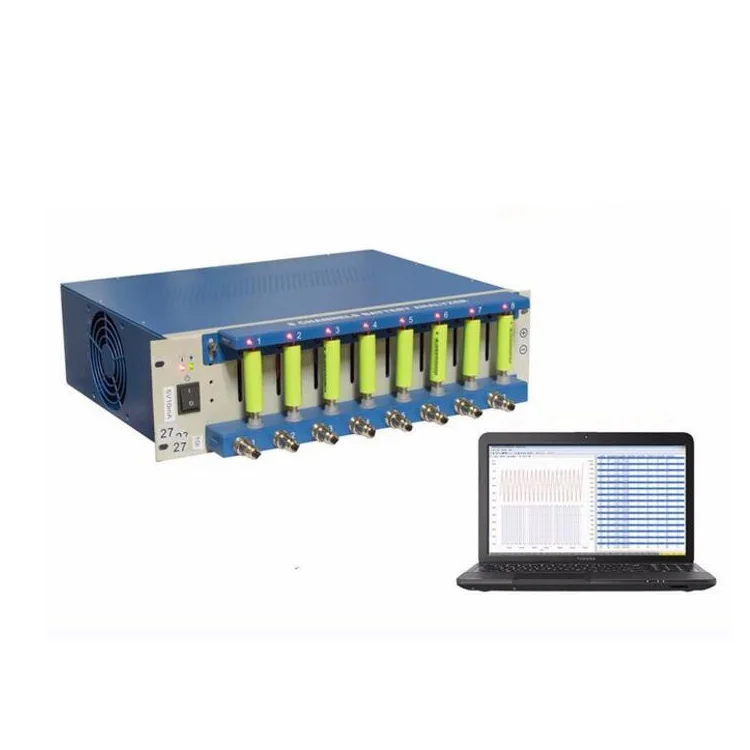 High Precision 8-Channel Lithium-Ion Battery and Tester - Includes Software and Laptop for Lab Use
