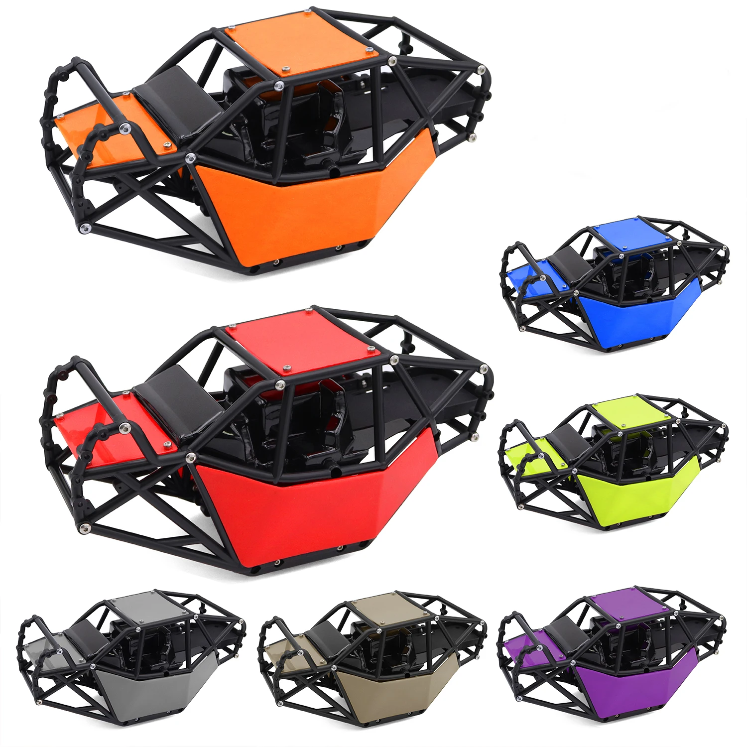 Plastic RC Roll Cage Body Shell For Axial SCX10 SCX10 II 90046 Crawler Car Robust Construction Upgrade Accessories