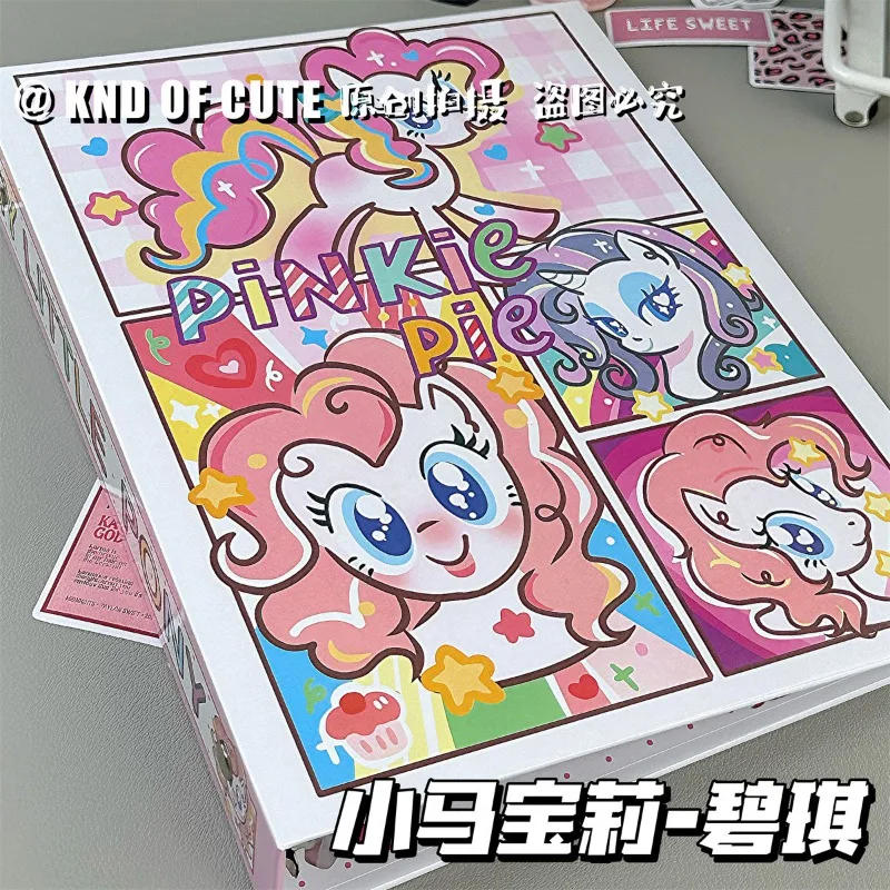 

New Sanrio Animation Cartoon Kurome's Little Pony Original Ins Popular Kawaii Binder Photo Card Collection Album Hardcover Gift