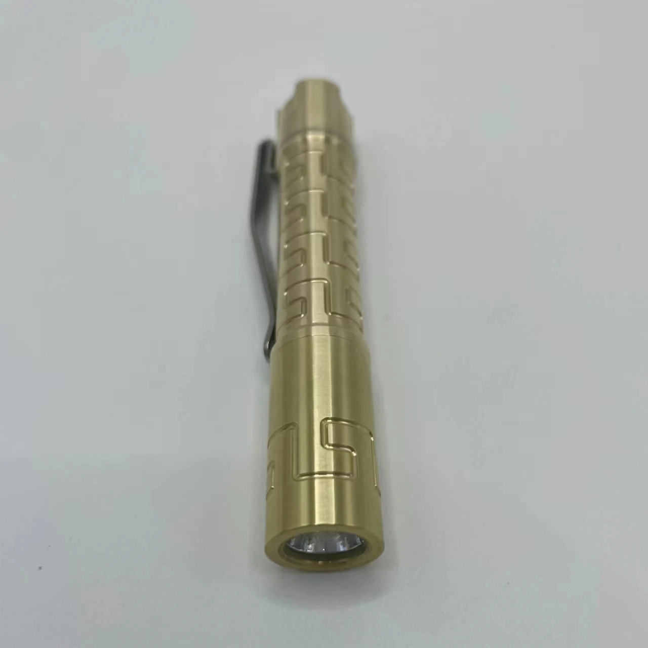 Imagem -03 - Latão Portátil Edc Lanterna sem Bateria Bolso Peça 10440