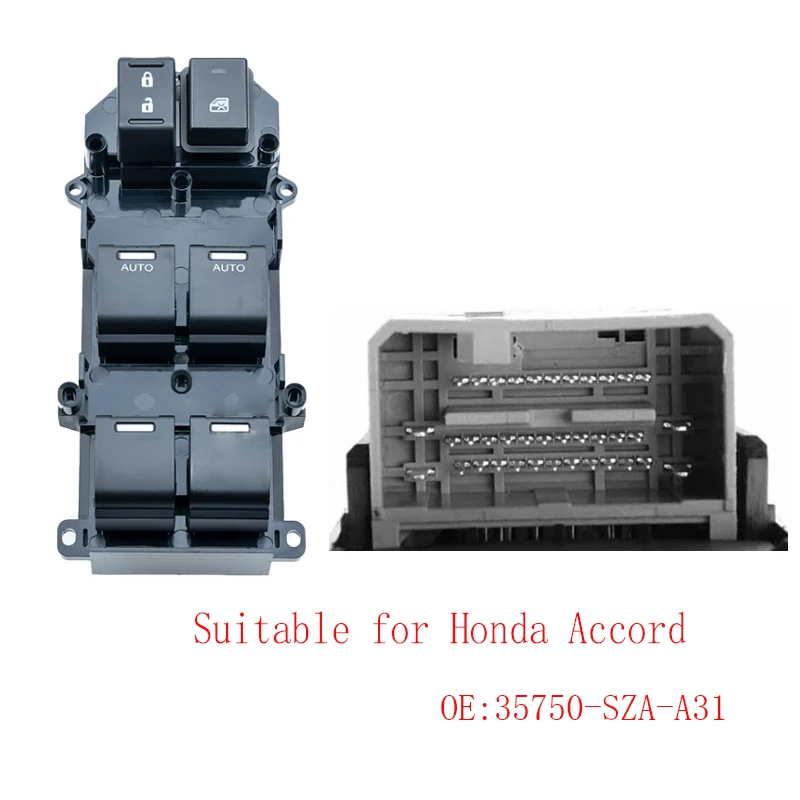 

Suitable for Honda Accord 35750-SZA-A31 window lift switch button 20011 2012 2013 2014 2015 35750-SZA-A11 auto parts