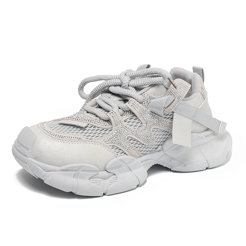 2026 Women Summer Autumn New Platform Mesh Sneaker Height Increase Breathable Casual Chunky Sole Comfort Stylish Versatile Shoes