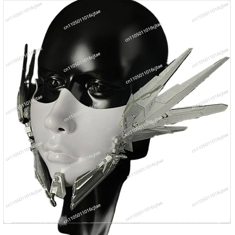 For Mechanical Princess Half Face Mask Cos Props Adult Full Face Mask