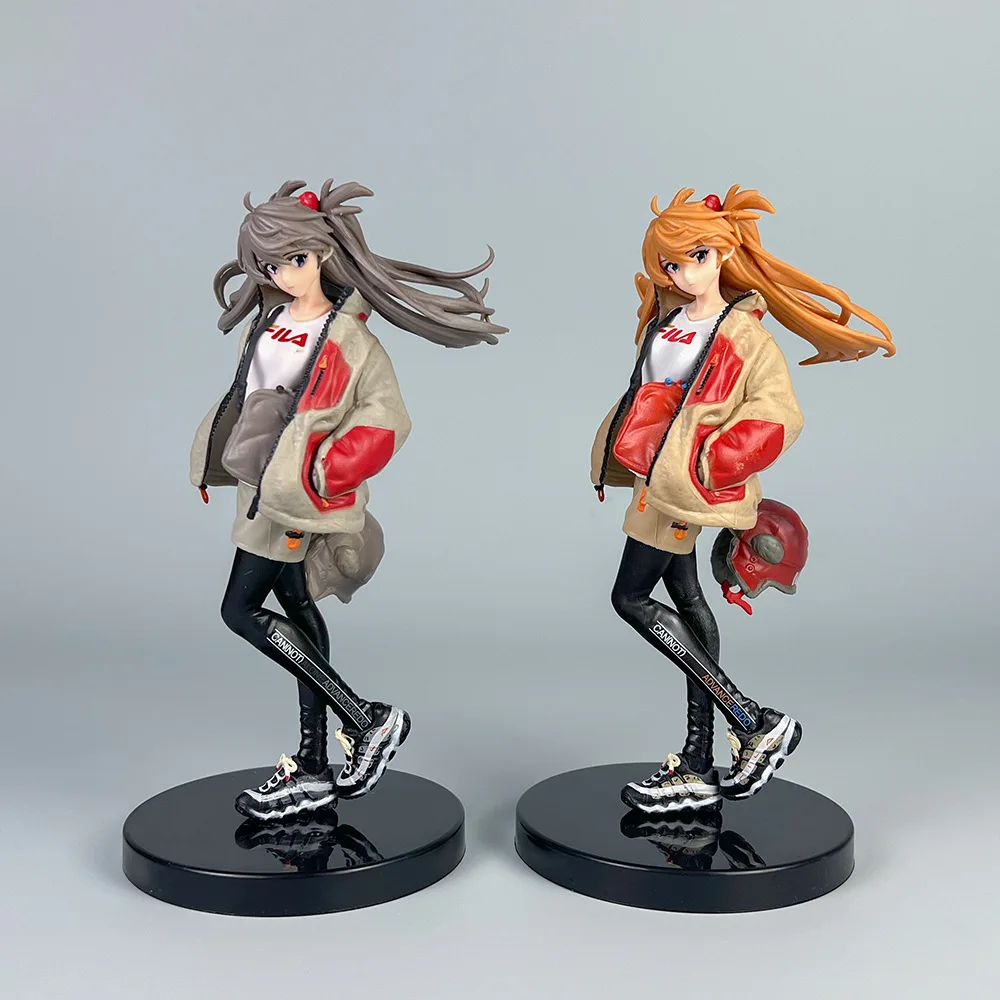 2 TYPES Neon Genesis Evangelion Figure Asuka Langley Shikinami Ver.Radio Eva Part.2 Action Figure Pvc Model Toys