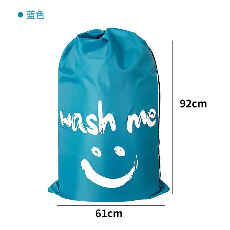 Waterproof Travel Clothing Storage Bag Large Capacity Portable Handheld Wash Bag Zipper Oxford Cloth Laundry Bag Exercise