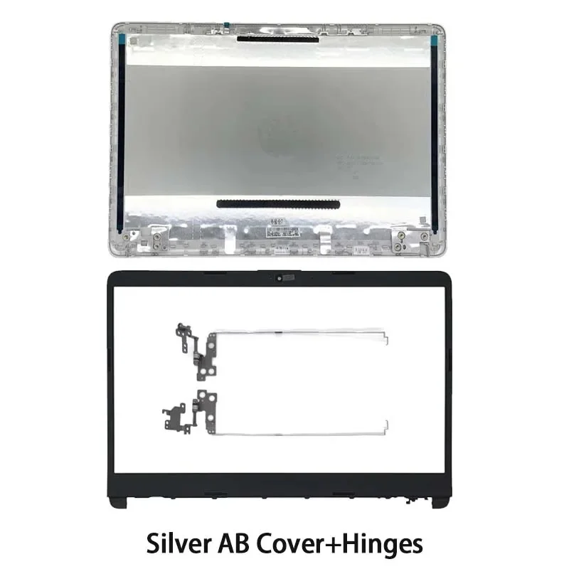 Silver Replace Cover For 14-CF 14-DF 14-DK 14-DP 14S-CR 14S-CF 240 245 G8 LCD Back Cover Front Bezel Hinges Palmrest Bottom Case