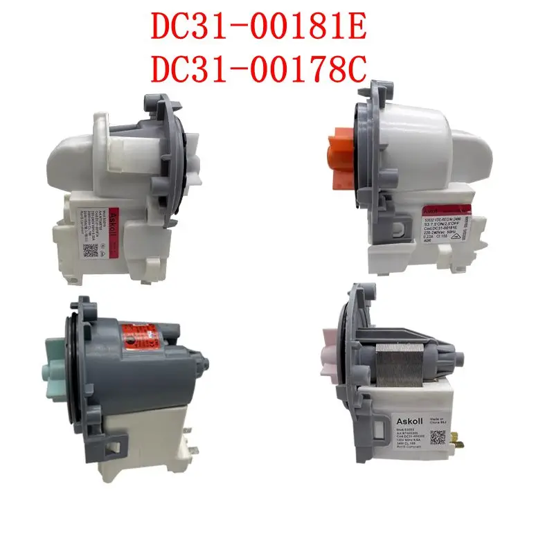 

Washing machine drain water pump DC31-00181E DC31-00178C drain pump motor Washing machine partgood working