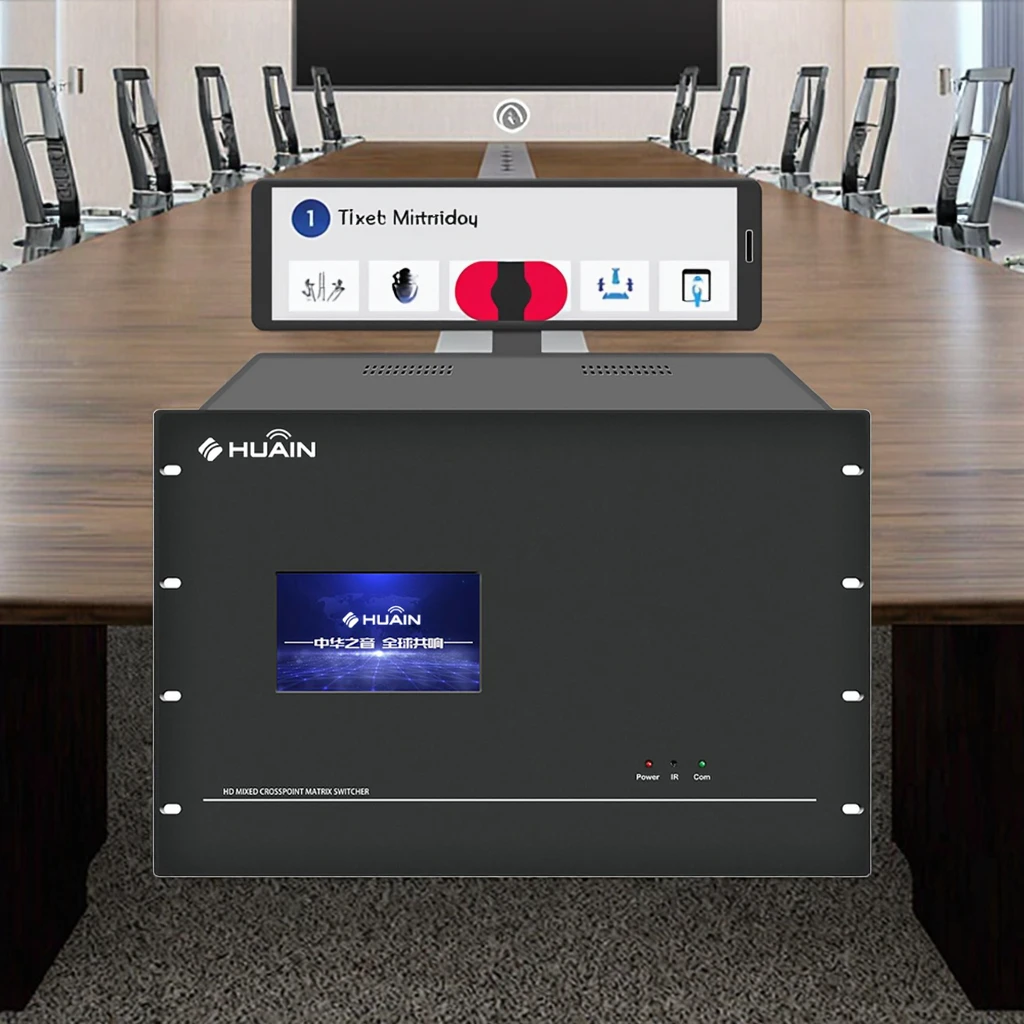 4K 40 in 40 Out HD Seamless matrix Host Communication Interface channel Audio and Video Signals