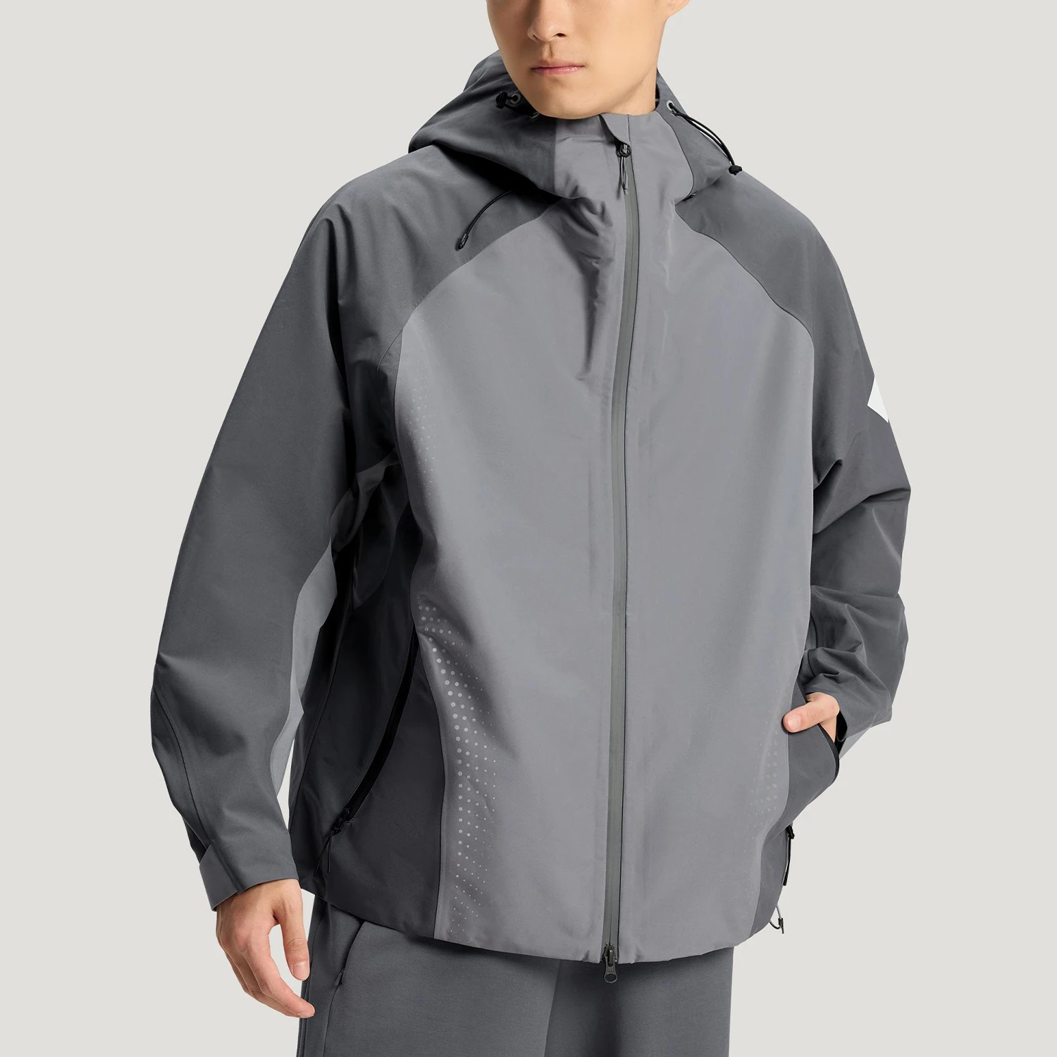 Adidas Originals Winter Mens Hooded Patchwork Sports Jacket KH0504