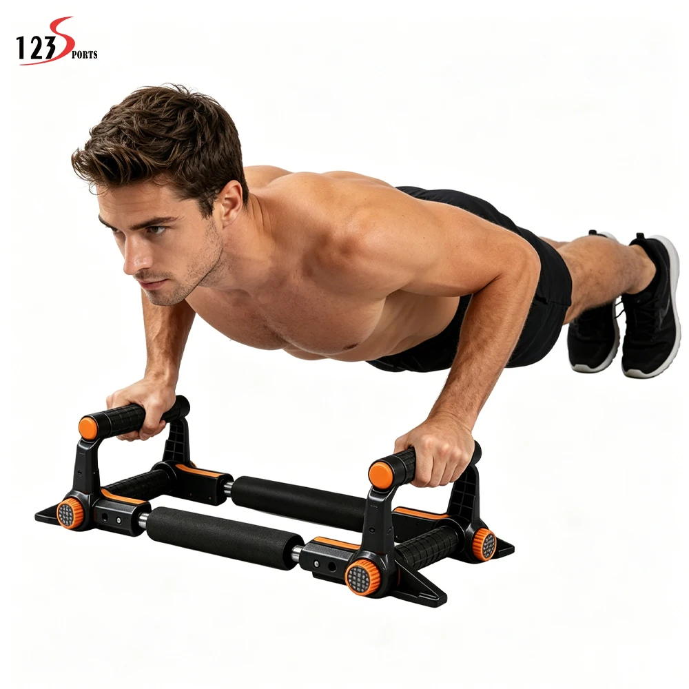 

Home Use Push Up Strength Trainer With Adjust Gears And Steel Pipe Push Up Boards