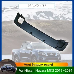 1Pcs For Nissan Navara D23 MK3 Frontier NP300 2015~2024 Renault Alaskan Car Front Bumper Protective Cover Device Anticollision