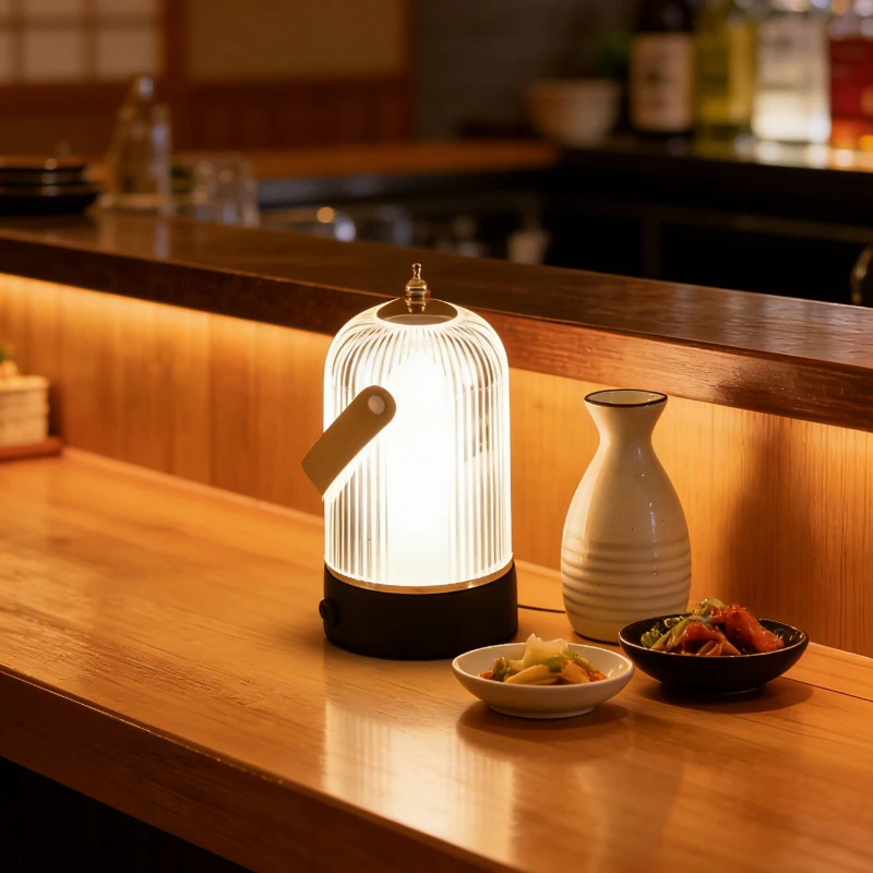 Minimalist LED Desk Lamp Creative Ambient Night Light Simple Table Lamp for Hotel Bar Restaurant Pub Home Decor