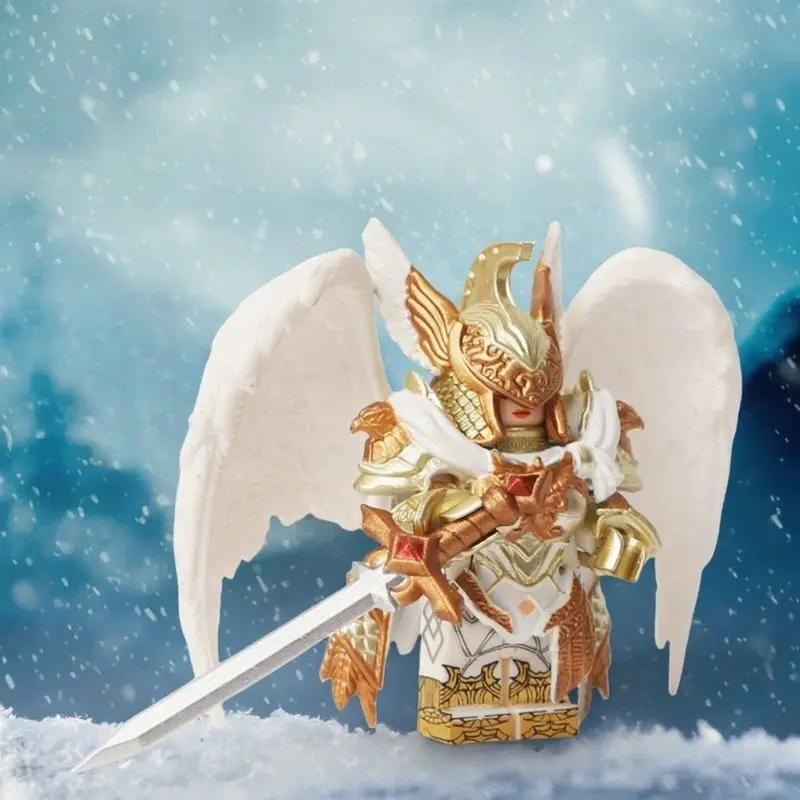 

New Building Blocks Uriel Archangel Assembled Model Mini Action Figures Weapons Accessories Educational Toys Gift Collection