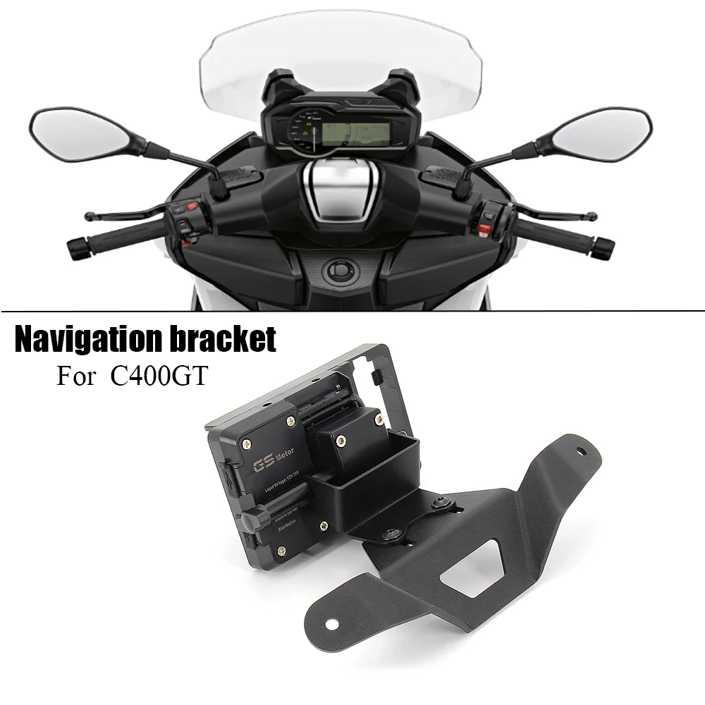 

For BMW C400GT C 400GT C400 GT Motorcycle GPS Phone Navigation Bracket Holder Mount Stand Accessories