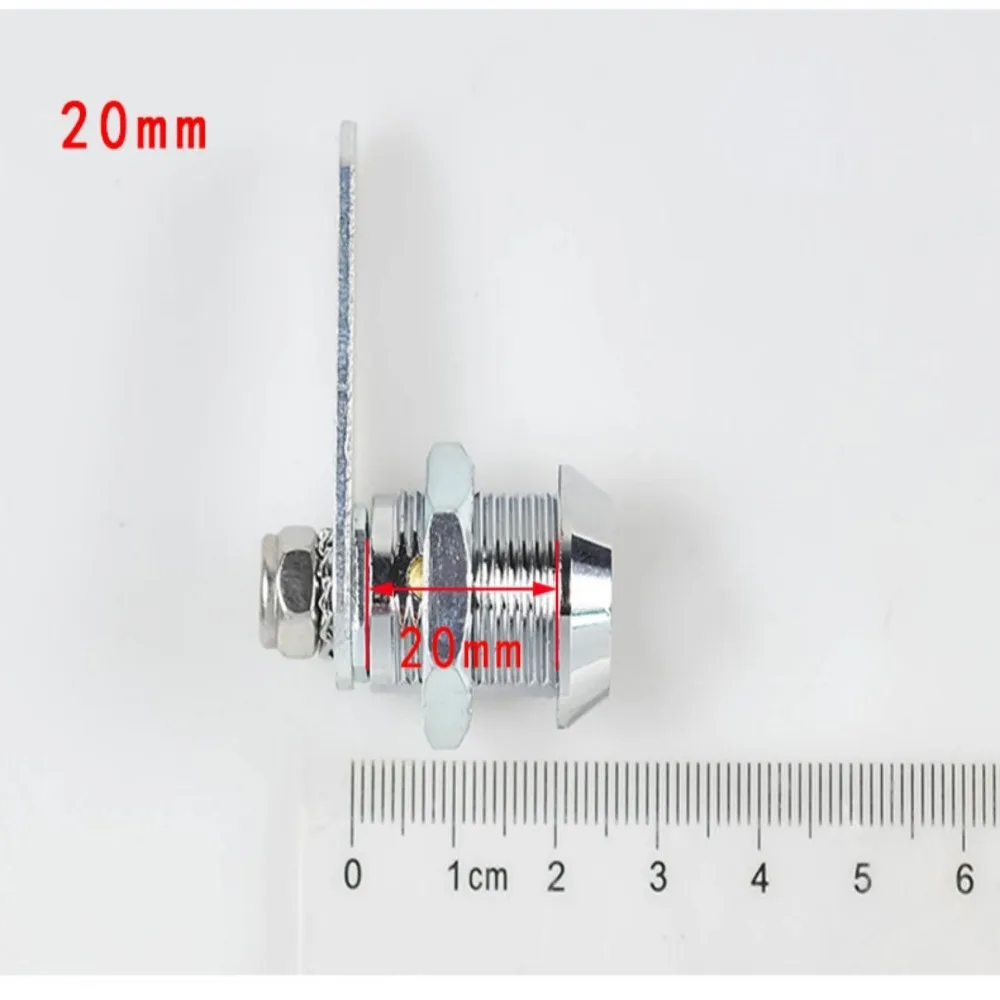 Safe Deposit Box Locks with 2 Keys Power Distribution Box File Metal Cabinet Mechanical Tongue Lock Table File Drawer Mailbox