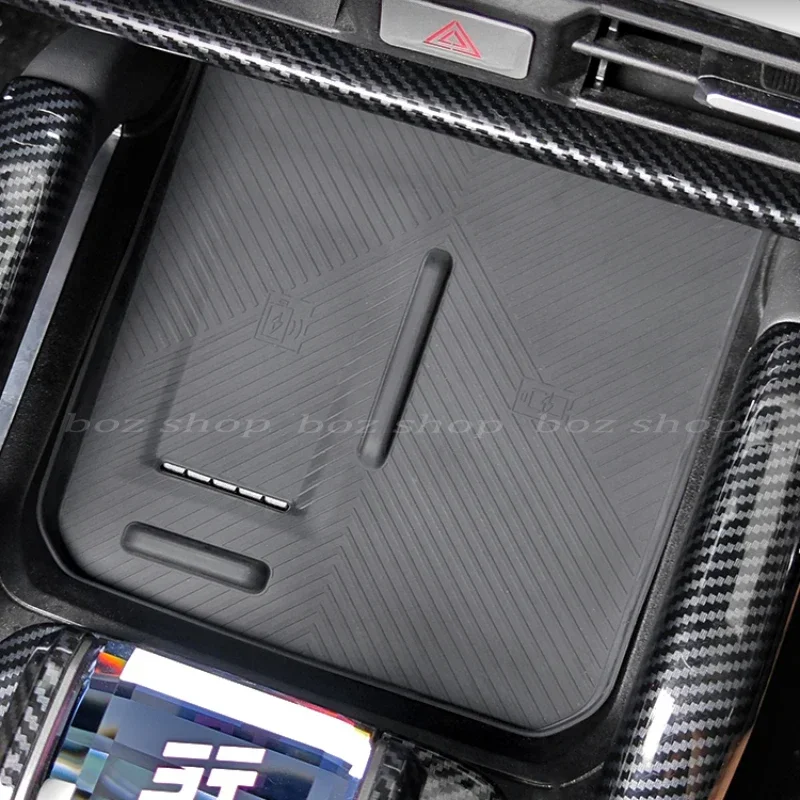 For Chery Jetour T2Traveler Shanhai Modified Central Control Wireless Charging Silicone Mat Anti-slip Mat Storage Box Mat Supply