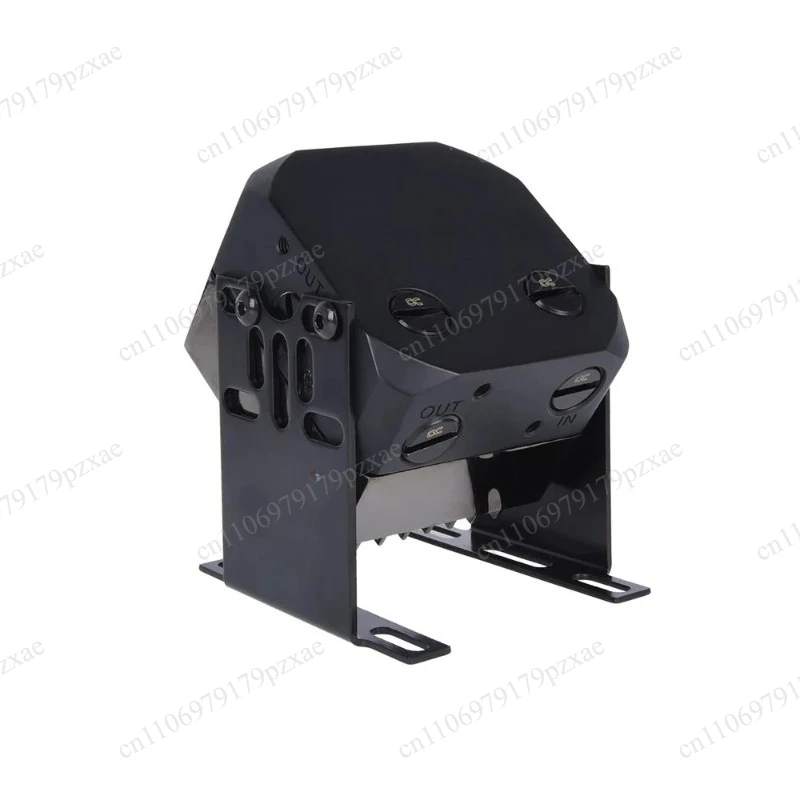 High‑Quality Deep‑Black Brass Top Cover for Single D5 Water Pump