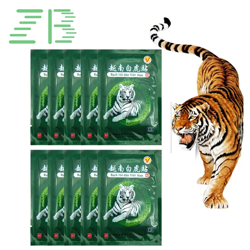 16pcs/2bags ZB Vietnam White Tiger Balm Pain Patch Muscle Shoulder Neck Arthritis Chinese Herbal Body Care Medical Plaster