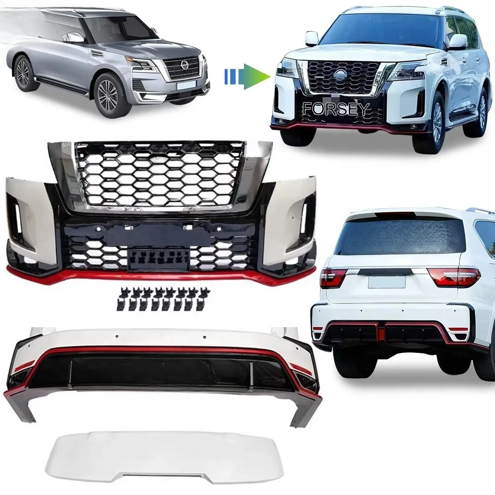 N-issan Patrol Nismo Model Manufacture Car Accessories Parts PP Side Bar Grille Auto Front Rear Bumpers Bodykit